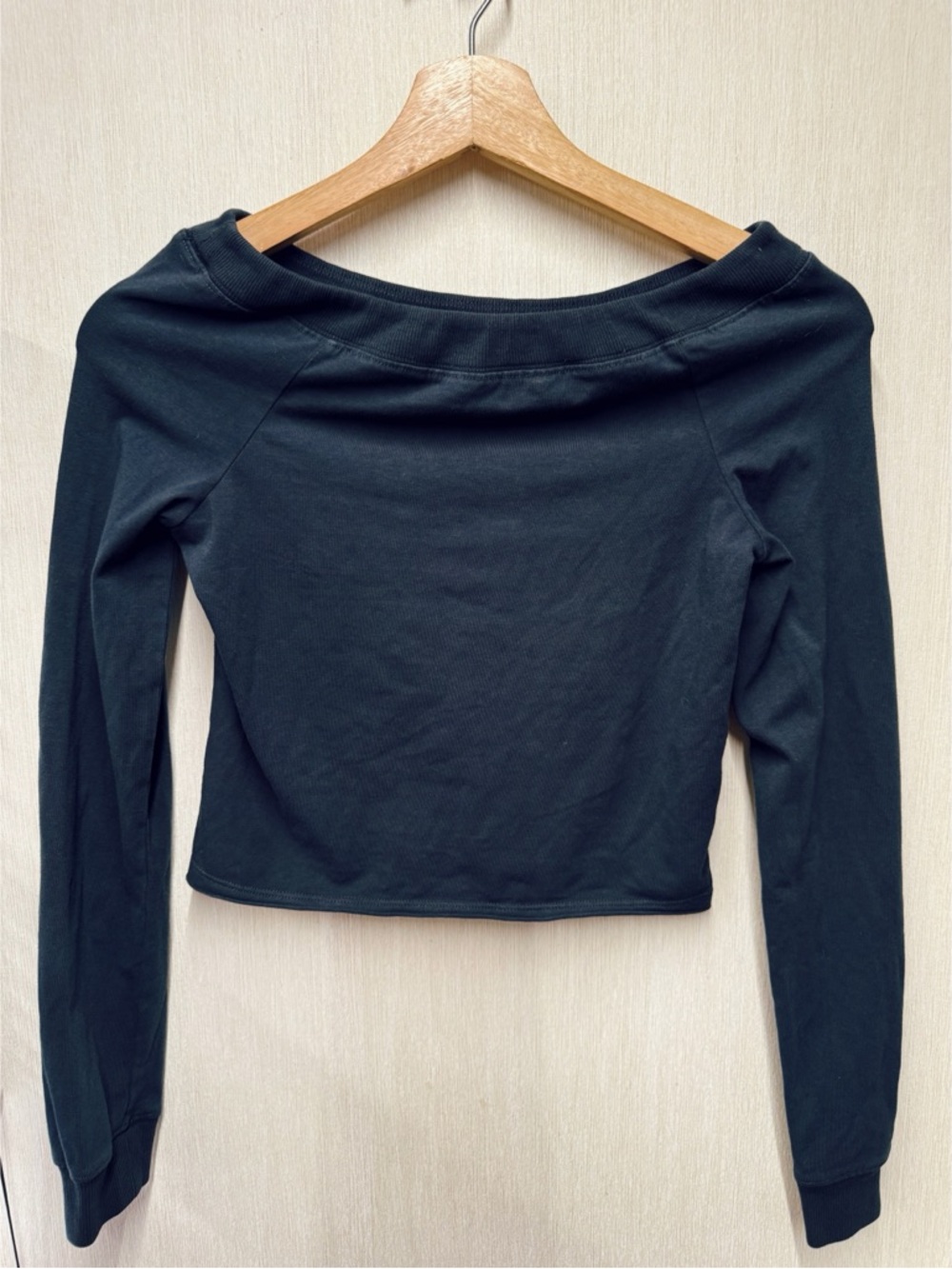 NWOT Free People Movement Navy Hot Shot Easy Long Sleeve Top, Size Small - Picture 2 of 9